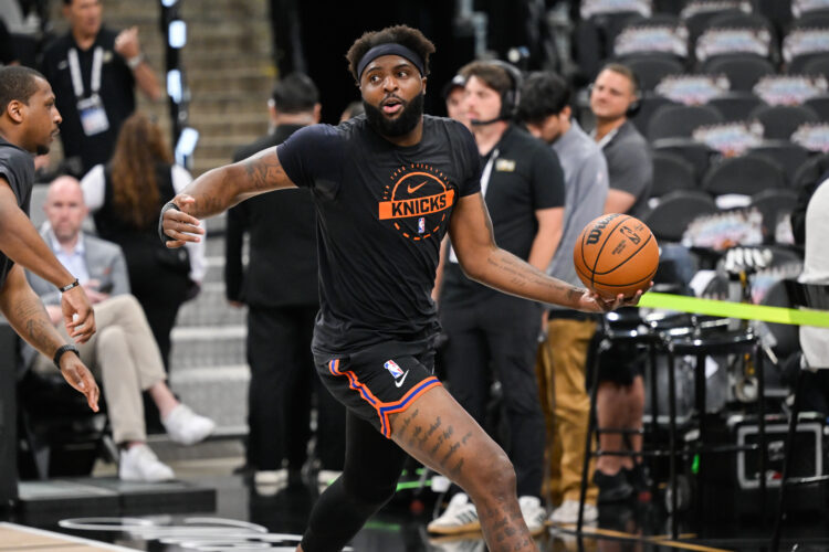 Mitchell Robinson says injury before NBA Finals came from hitting truck amid concern for his brother